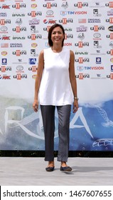 Giffoni Valle Piana, Sa, Italy - July 26, 2019 : Mara Carfagna At Giffoni Film Festival 2019 - On July 26, 2019 In Giffoni Valle Piana, Italy.