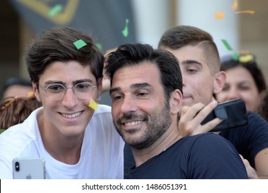 Giffoni Valle Piana, Sa, Italy - July 24, 2019 : Edoardo Leo At Giffoni Film Festival 2019 - On July 24, 2019 In Giffoni Valle Piana, Italy.