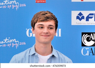 Giffoni Valle Piana, Sa, Italy - July 23, 2016:  Actor Dean Charles Chapman At Giffoni Film Festival 2016 - On July 23, 2016 In Giffoni Valle Piana, Italy   