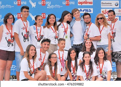 Giffoni Valle Piana, Sa, Italy - July 23, 2016:  Actor Dean Charles Chapman At Giffoni Film Festival 2016 - On July 23, 2016 In Giffoni Valle Piana, Italy   