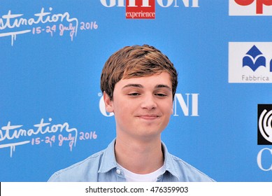 Giffoni Valle Piana, Sa, Italy - July 23, 2016:  Actor Dean Charles Chapman At Giffoni Film Festival 2016 - On July 23, 2016 In Giffoni Valle Piana, Italy   