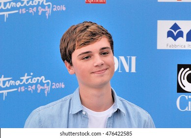 Giffoni Valle Piana, Sa, Italy - July 23, 2016:  Actor Dean Charles Chapman At Giffoni Film Festival 2016 - On July 23, 2016 In Giffoni Valle Piana, Italy   