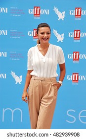 Giffoni Valle Piana, Sa, Italy - July 19, 2015:  Actress Serena Rossi At Giffoni Film Festival 2015 - On July 19, 2015 In Giffoni Valle Piana, Italy  