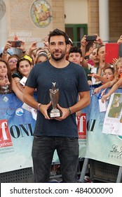 Giffoni Valle Piana, Sa, Italy - July 24, 2015:  Actor Edoardo Leo At Giffoni Film Festival 2015 - On July 24, 2015 In Giffoni Valle Piana, Italy   