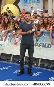 Giffoni Valle Piana, Sa, Italy - July 24, 2015:  Actor Edoardo Leo At Giffoni Film Festival 2015 - On July 24, 2015 In Giffoni Valle Piana, Italy   