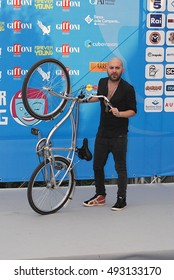 Giffoni Valle Piana, Sa, Italy - July 25, 2013 : Giuliano Sangiorgi At Giffoni Film Festival 2013 - On July 25, 2013 In Giffoni Valle Piana, Italy  