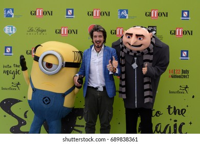 Giffoni Valle Piana, Sa, Italy - July 17, 2017 : Paolo Ruffini At Giffoni Film Festival 2017 - On July 17, 2017 In Giffoni Valle Piana, Italy 