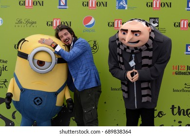 Giffoni Valle Piana, Sa, Italy - July 17, 2017 : Paolo Ruffini At Giffoni Film Festival 2017 - On July 17, 2017 In Giffoni Valle Piana, Italy 