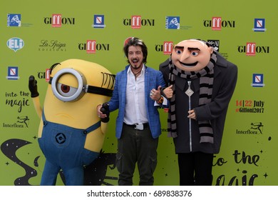 Giffoni Valle Piana, Sa, Italy - July 17, 2017 : Paolo Ruffini At Giffoni Film Festival 2017 - On July 17, 2017 In Giffoni Valle Piana, Italy 