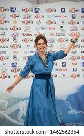 Giffoni Valle Piana, Salerno, Italy - 07/26/2019: Elena Sofia Ricci At Giffoni Film Festival 2019