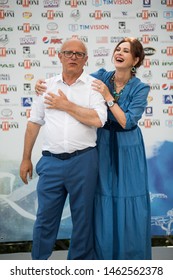 Giffoni Valle Piana, Salerno, Italy - 07/26/2019: Elena Sofia Ricci At Giffoni Film Festival 2019