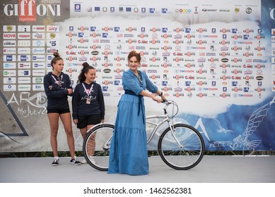 Giffoni Valle Piana, Salerno, Italy - 07/26/2019: Elena Sofia Ricci At Giffoni Film Festival 2019