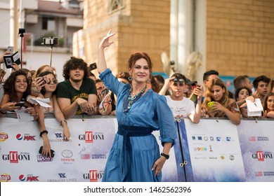 Giffoni Valle Piana, Salerno, Italy - 07/26/2019: Elena Sofia Ricci At Giffoni Film Festival 2019