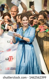 Giffoni Valle Piana, Salerno, Italy - 07/26/2019: Elena Sofia Ricci At Giffoni Film Festival 2019