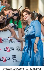 Giffoni Valle Piana, Salerno, Italy - 07/26/2019: Elena Sofia Ricci At Giffoni Film Festival 2019