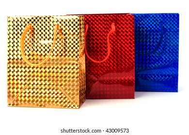 gift bags isolated on white - Powered by Shutterstock