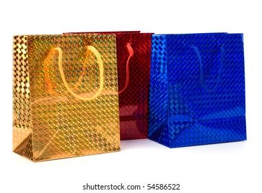 gift bags isolated on white background - Powered by Shutterstock