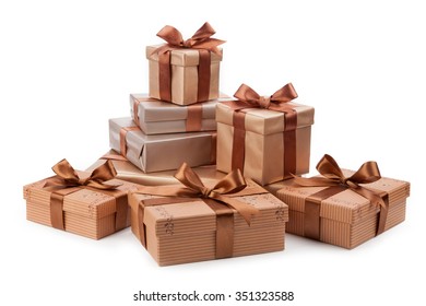 Gift box isolated on wnite background. Holiday concept. - Powered by Shutterstock