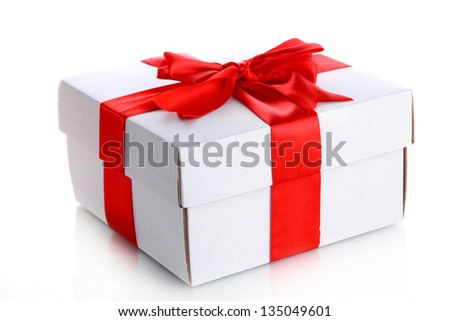 Similar – Image, Stock Photo White gift box Shopping