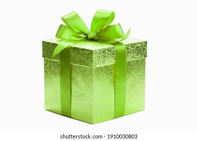 Gift Box With Ribbon Background Picture 