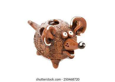 Gift ceramic statuette comic mouse isolated on a white background - Powered by Shutterstock - Get 15% off with code: PIKWIZARD15