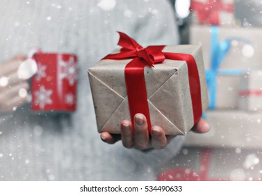 Gift Giving Hand Christmas