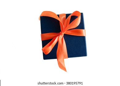 A Gift On A White Background