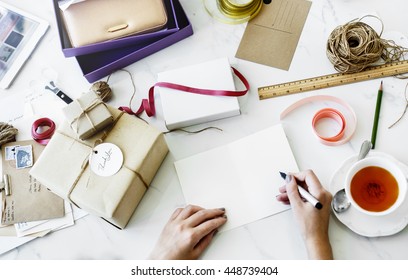 Gift Present Handmade Creative Wrapped Concept