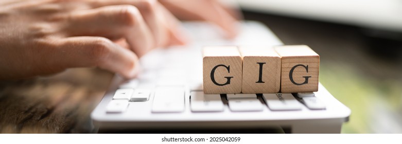 Gig Economy Online Internet Labor Market And Employment - Shutterstock ID 2025042059