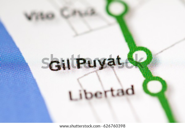 Gil Puyat Station Map Gil Puyat Station Manila Metro Map Stock Photo 626760398 | Shutterstock