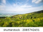 The Gilboa mountain and the Jezreel Valley in Israel.
