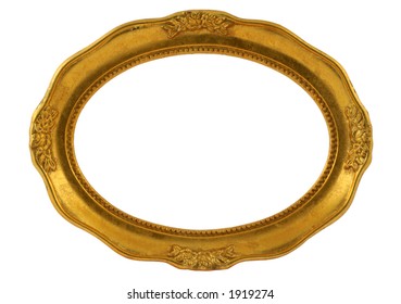 Gilded Oval Frame