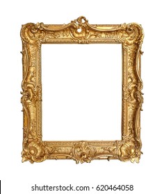 Gilded Wooden Frame For A Picture Or A Mirror