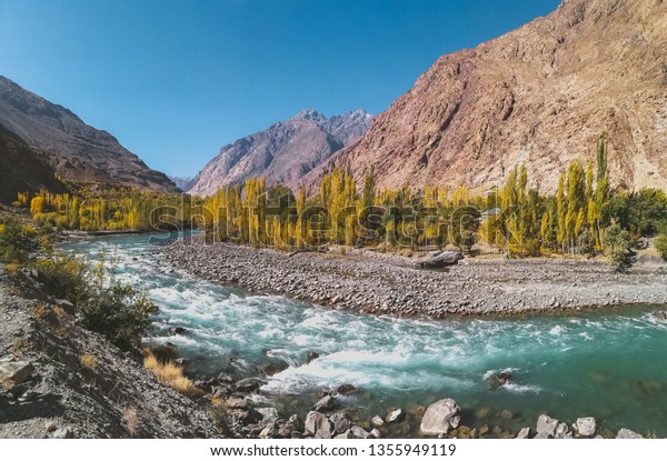 Gilgit river Phander valley