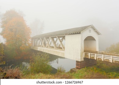 Gilkey Covered Bridge Near Sio, Oregon