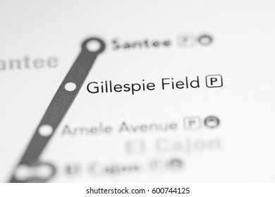 Gillespie Field Station. San Diego Metro Map.