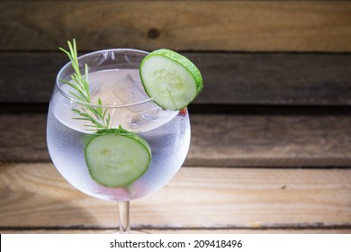 Gin Tonic With Cucumber