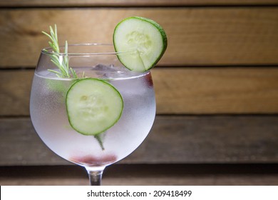 Gin Tonic With Cucumber