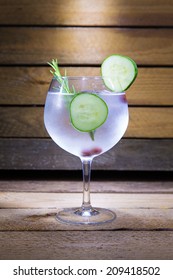 Gin Tonic With Cucumber