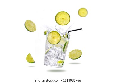 A Gin And Tonic Is A Highball Cocktail Made With Gin And Tonic Water Poured Over A Large Amount Of Ice