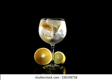 Gin Tonic With Lemon & Orange