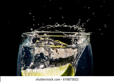 Gin And Tonic With Lime