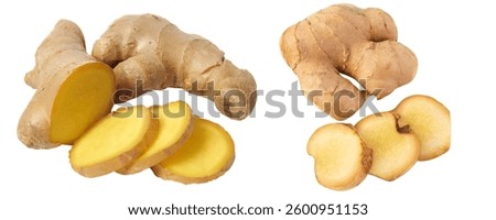 Ginger, Clipping Path, White Background Isolated Stock photo © 