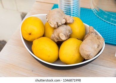 Ginger and lemon