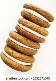 Ginger Molasses Cookies With Cream Cheese