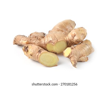 
Ginger On A White Background