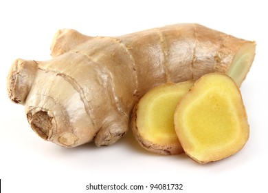 Ginger Root In Closeup