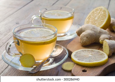 Ginger Tea With Lemon