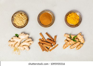 Ginger, Turmeric And Cinnamon