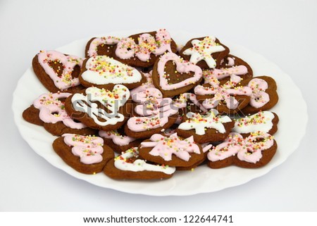 Similar – Image, Stock Photo cookie plates Food Dough